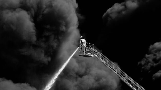 Opnieuw brand in hooiberg bij Noorderplassen Opnieuw brand in hooiberg bij Noorderplassen